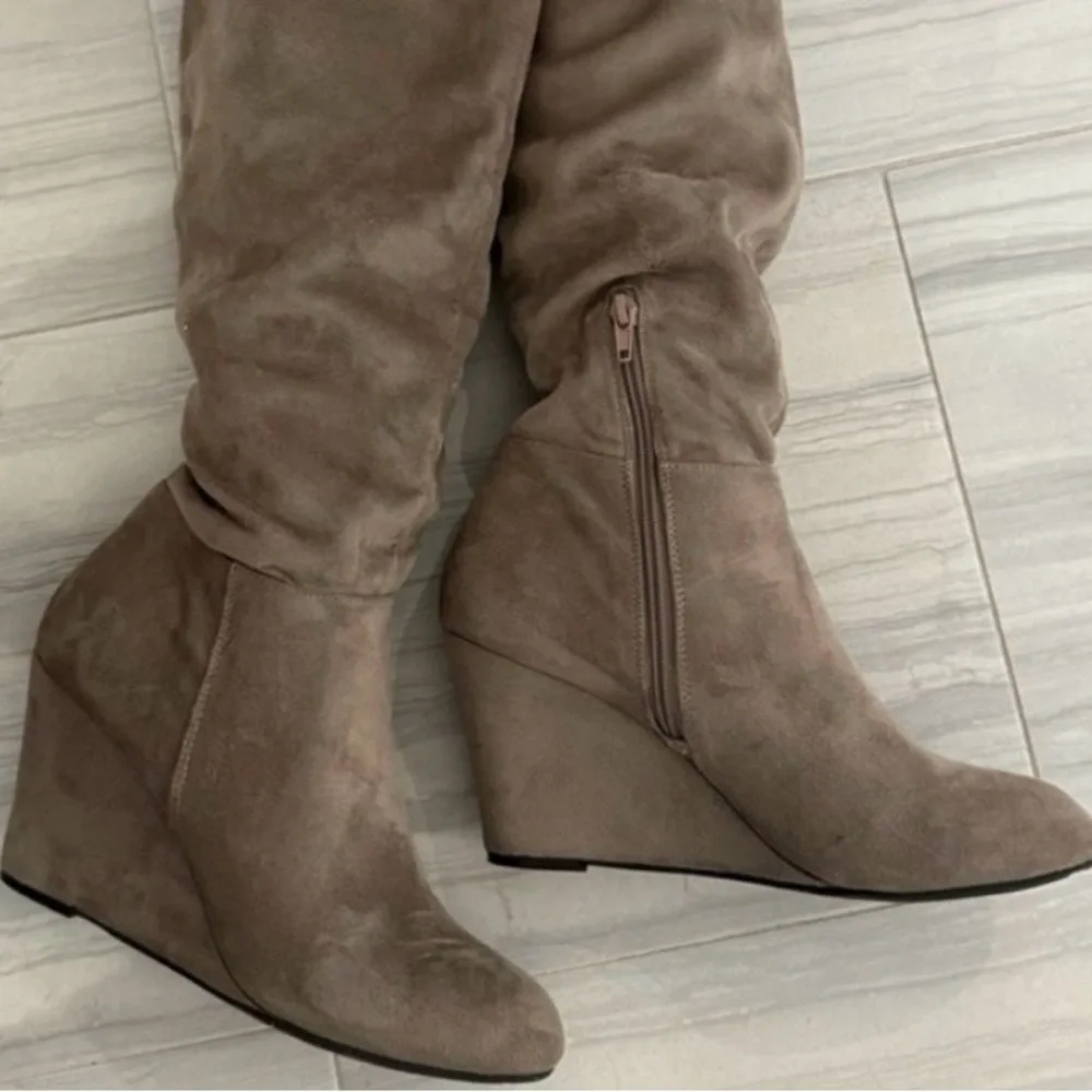 Chinese Laundry Over the Knee Boots- Tan Size 9.5 - Picture 7 of 15